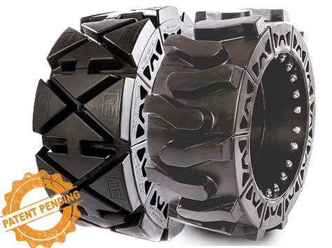 Non Marking Solid vs Foam Filled Skid Steer Tire